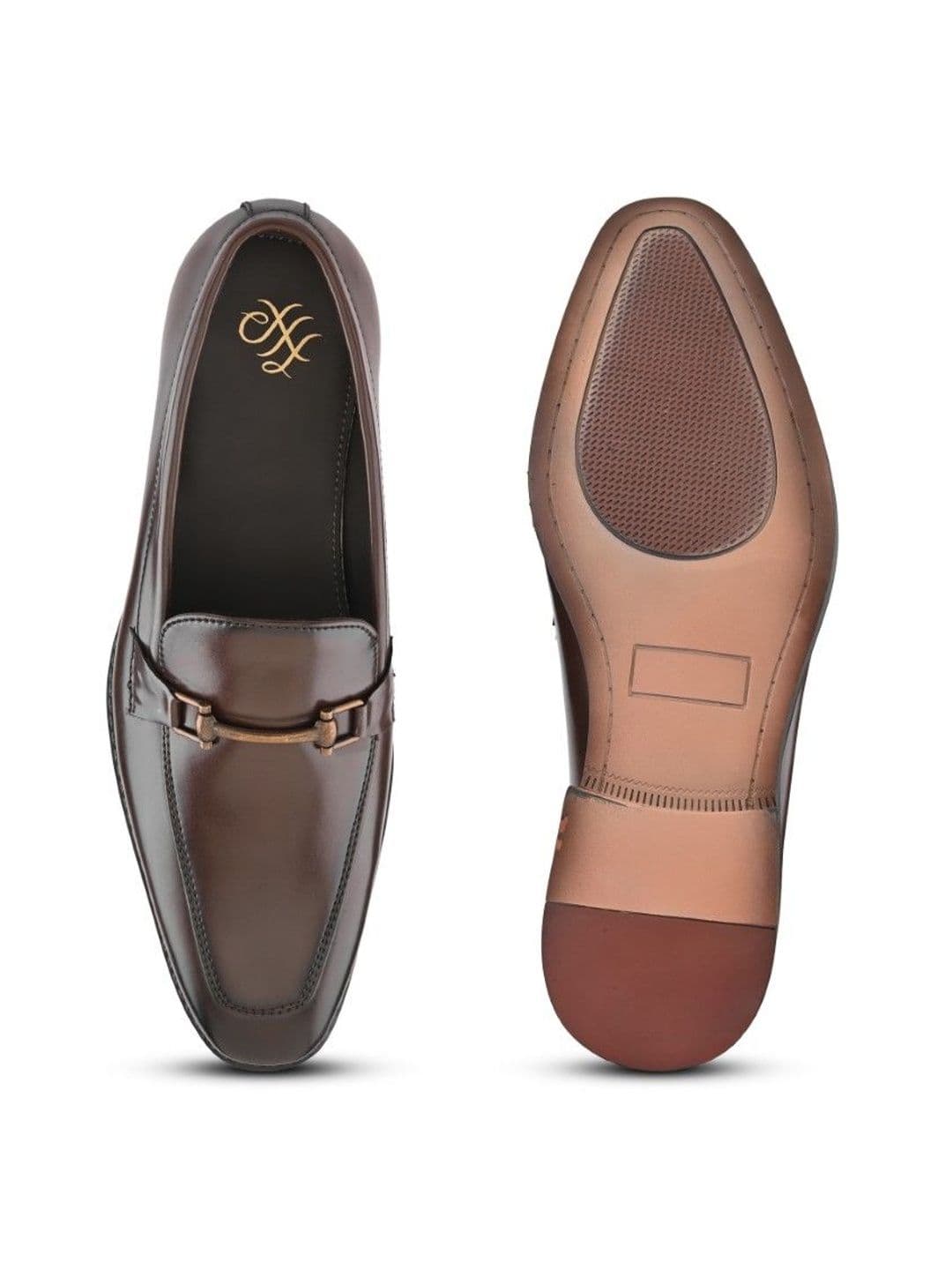 House of Pataudi Men Leather Formal Loafers thumbnail 3