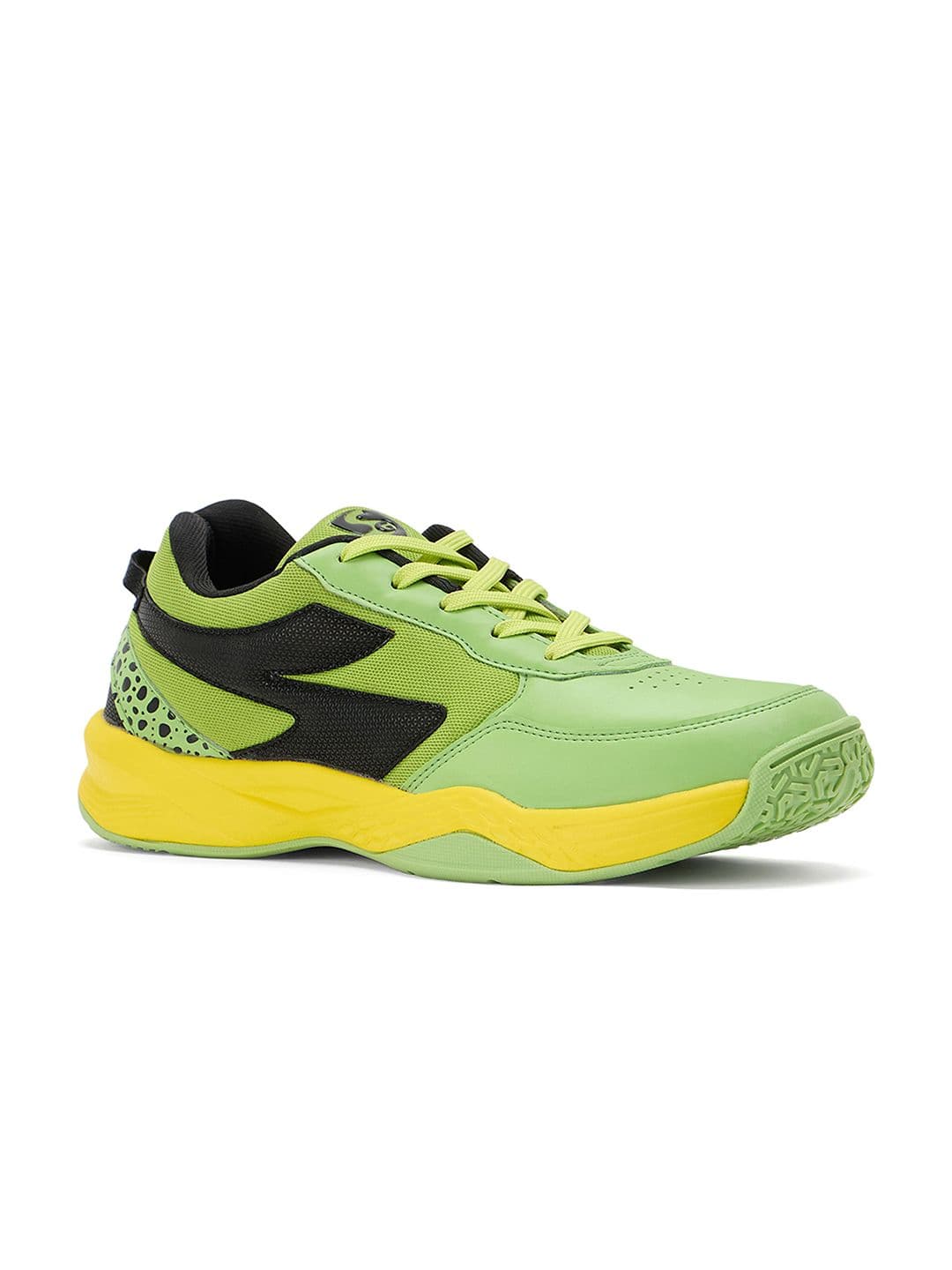 SG Raptor Volt Green-Black All-court shoes best for Badminton, Pickleball & Tennis Shoes - view 1