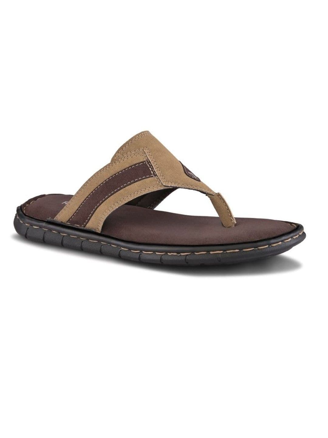 The Roadster Lifestyle Co Men T-Strap Slip-On Comfort Sandals thumbnail 2