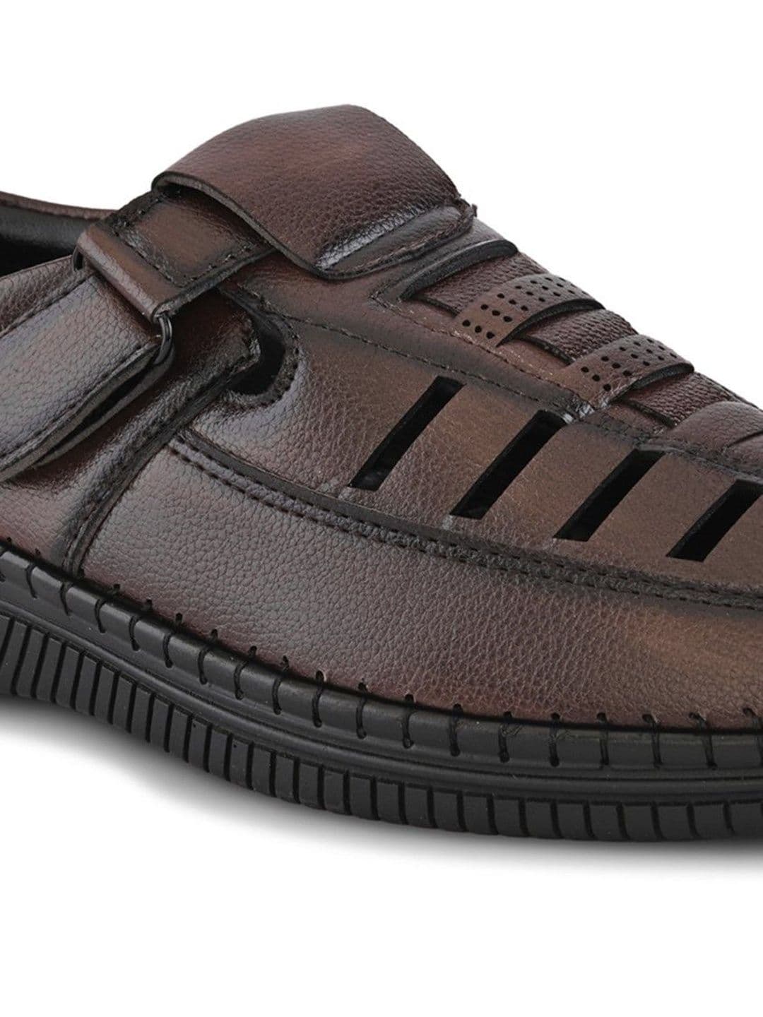 The Roadster Lifestyle Co Men Velcro Shoe-Style Sandals thumbnail 6