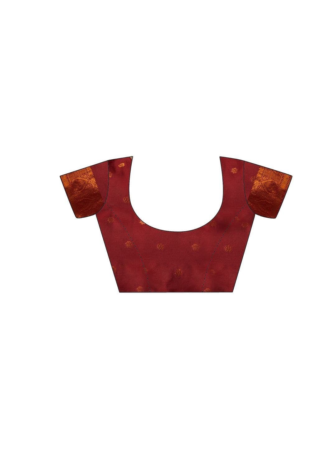 Sangria Woven Design Banarasi Sarees Blouse Piece thumbnail 6