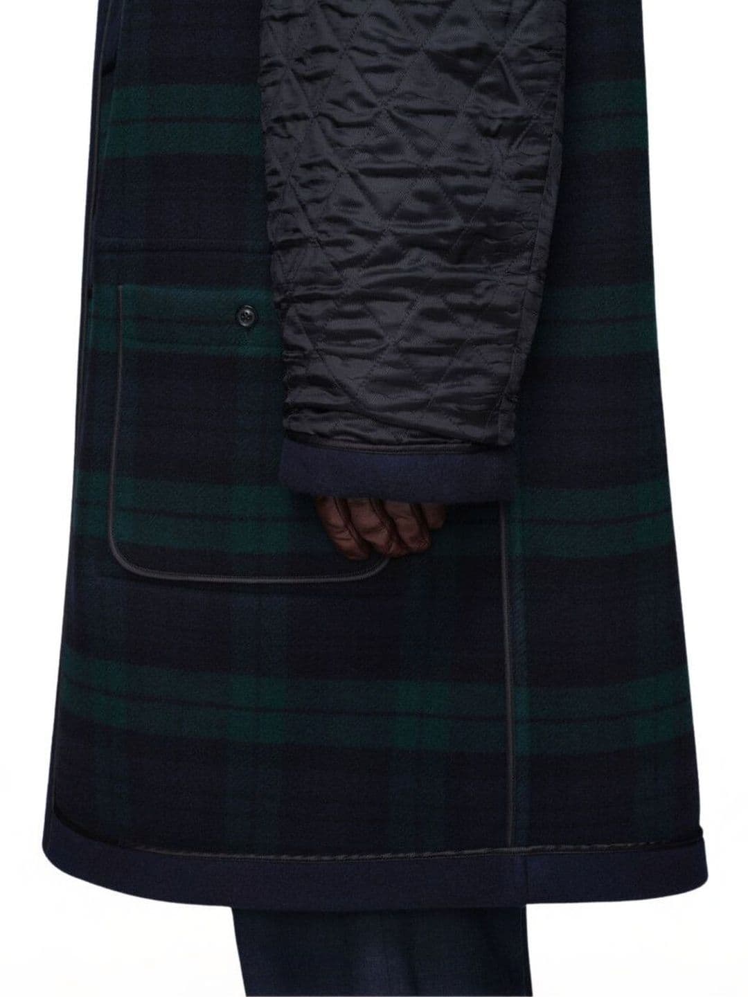 Maison Margiela Navy Blue Wool Coat thumbnail 3