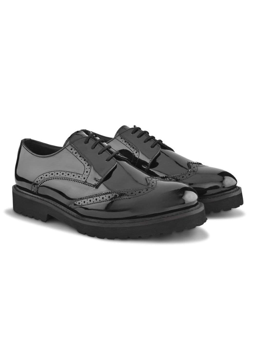 House of Pataudi Men Leather Formal Brogues thumbnail 4