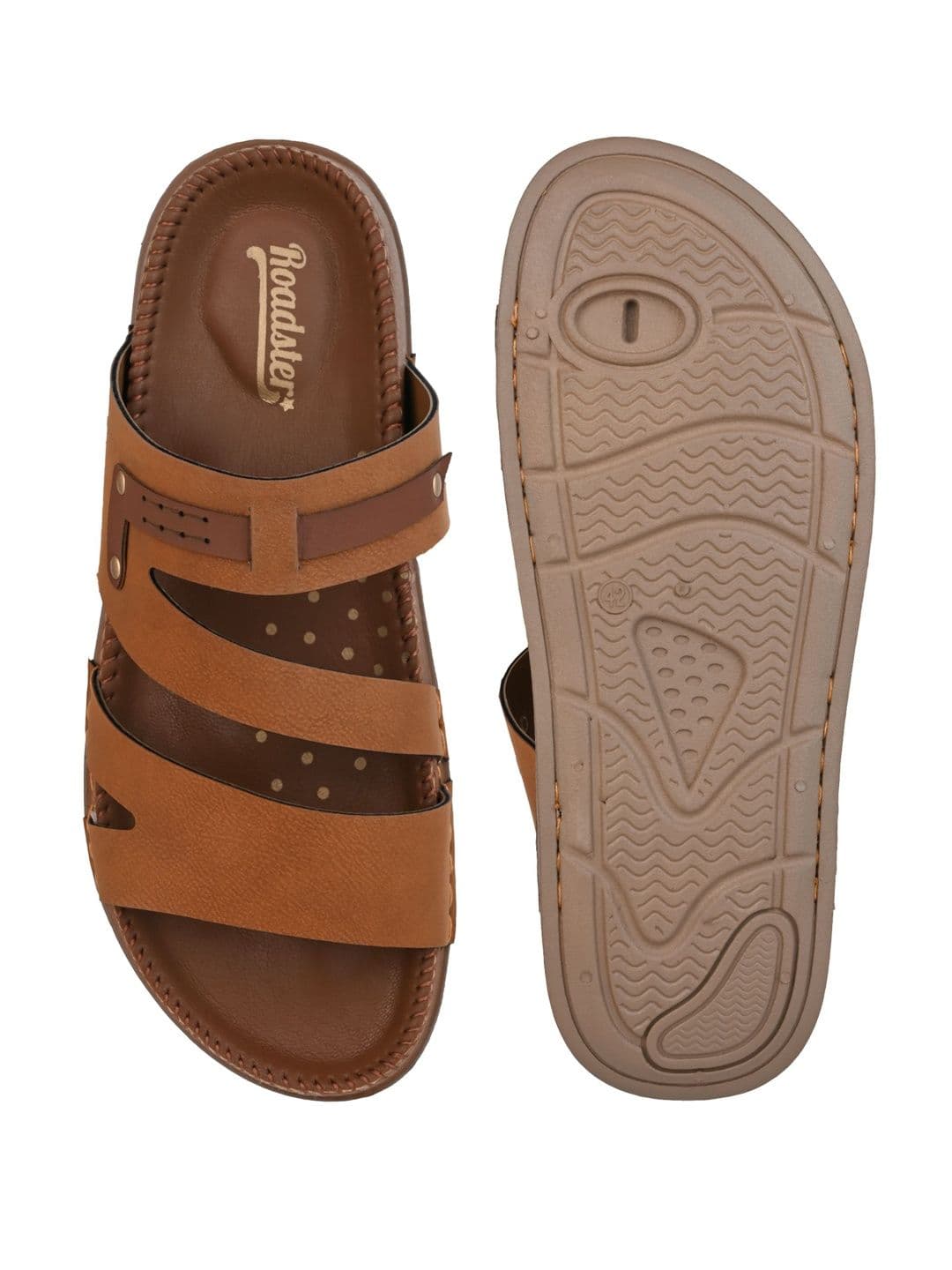 The Roadster Lifestyle Co Men Lightweight Slip-On Comfort Sandals thumbnail 5