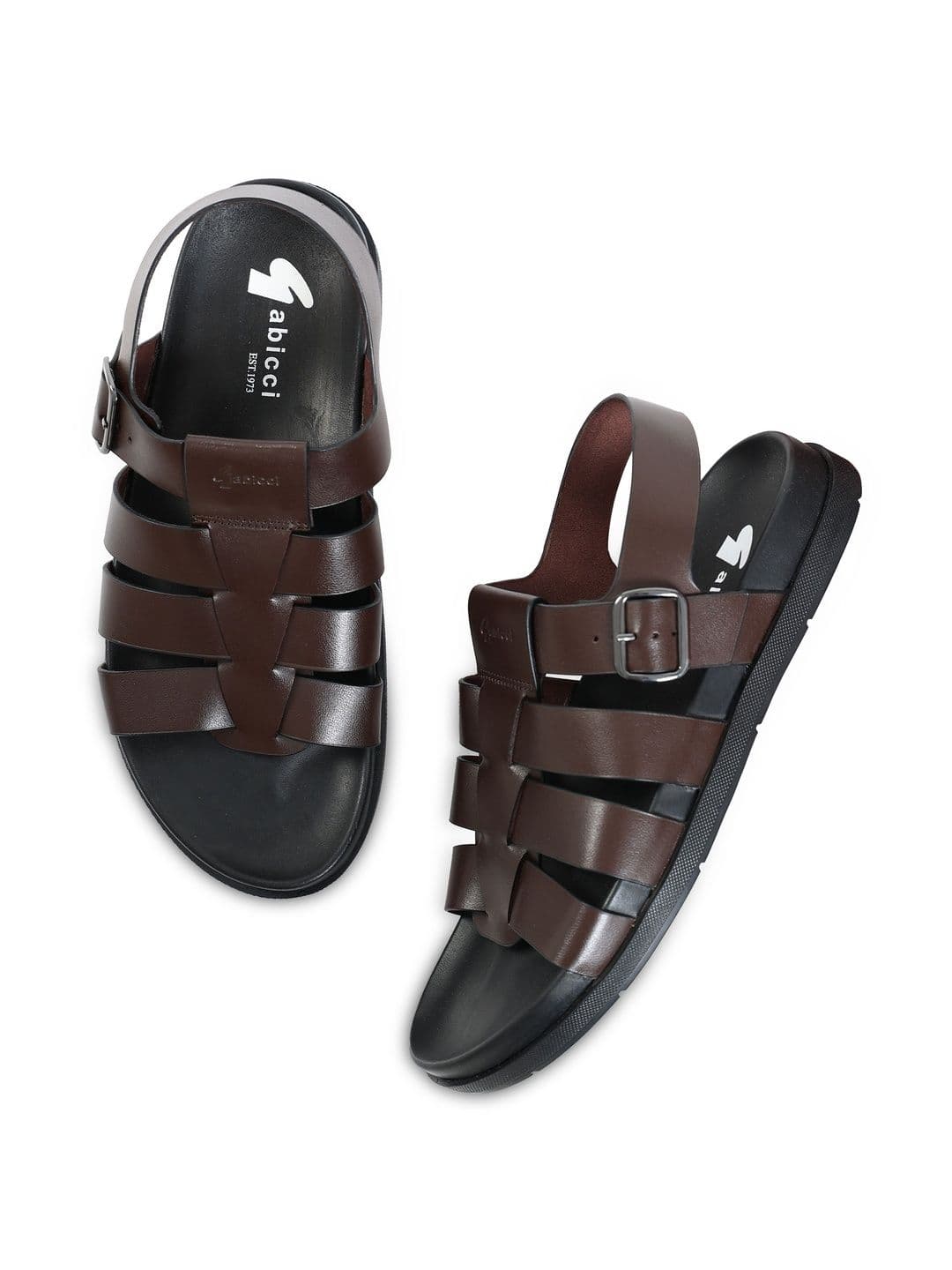 GABICCI Men Leather Gladiators Sandals - view 1
