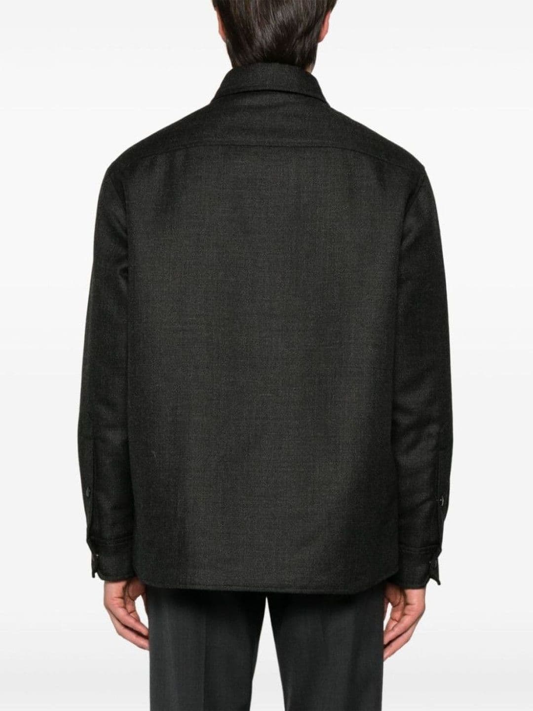 Valentino Black Vlogo Padded Shirt Jacket thumbnail 2