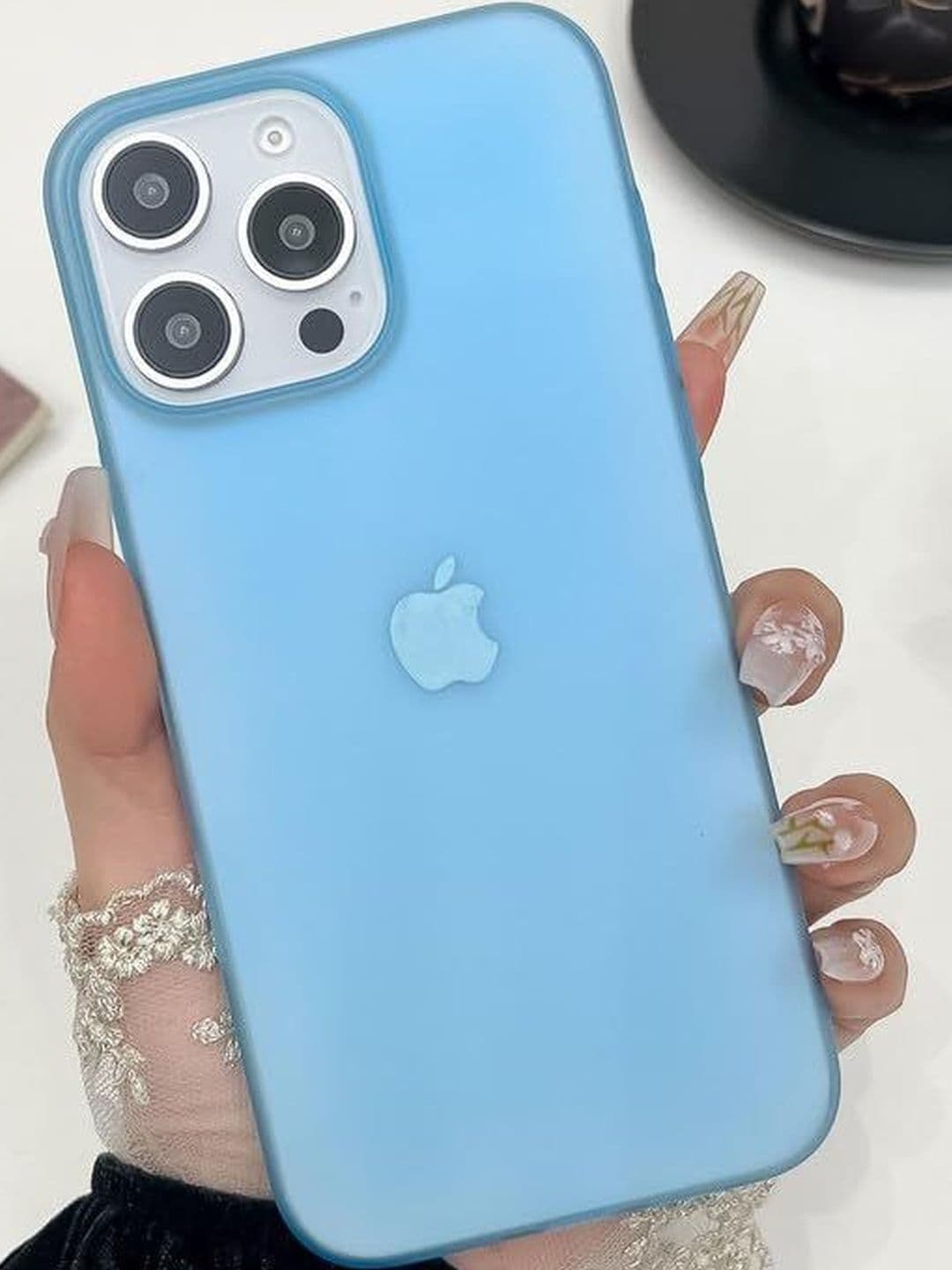 COVERLY Solid Printed iPhone 13 Pro Back Case Mobile Accessories thumbnail 3