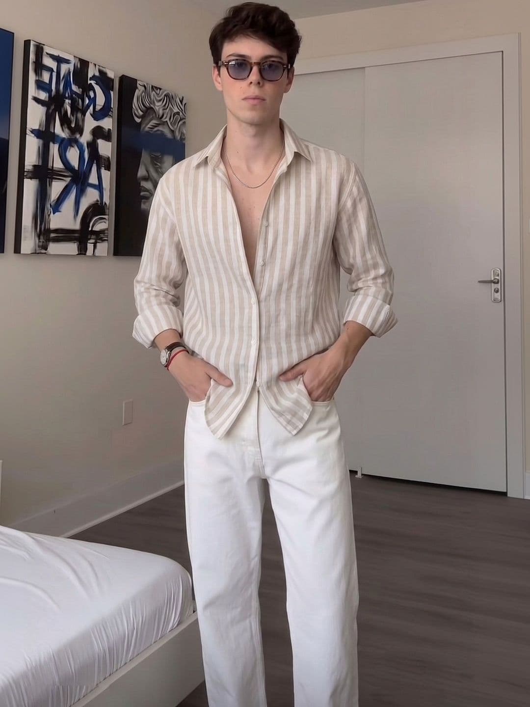 VEYTRO Men Striped Casual Shirt thumbnail 4