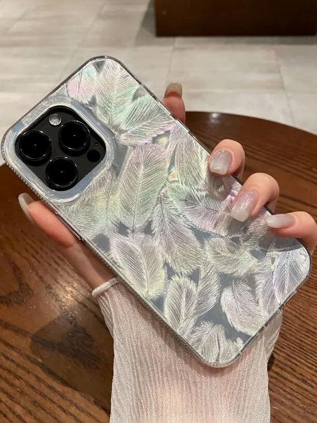 COVERLY Geometric Printed iPhone 13 Pro Back Case Mobile Accessories thumbnail 6