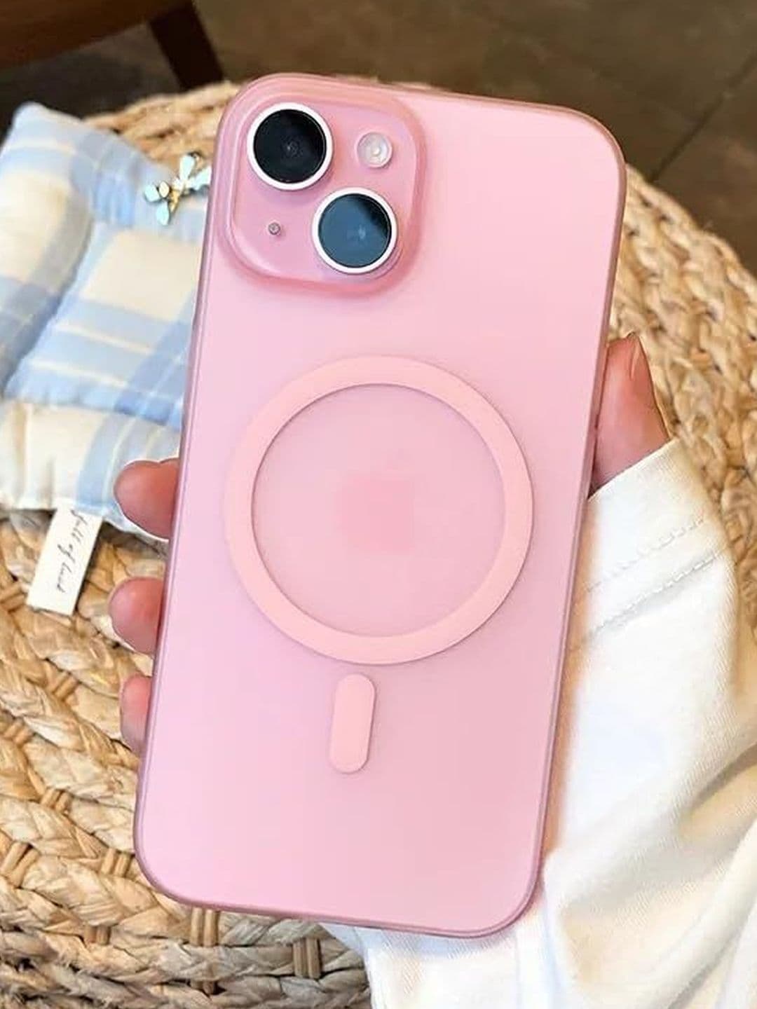 COVERLY Solid Printed iPhone 13 Back Case Mobile Accessories