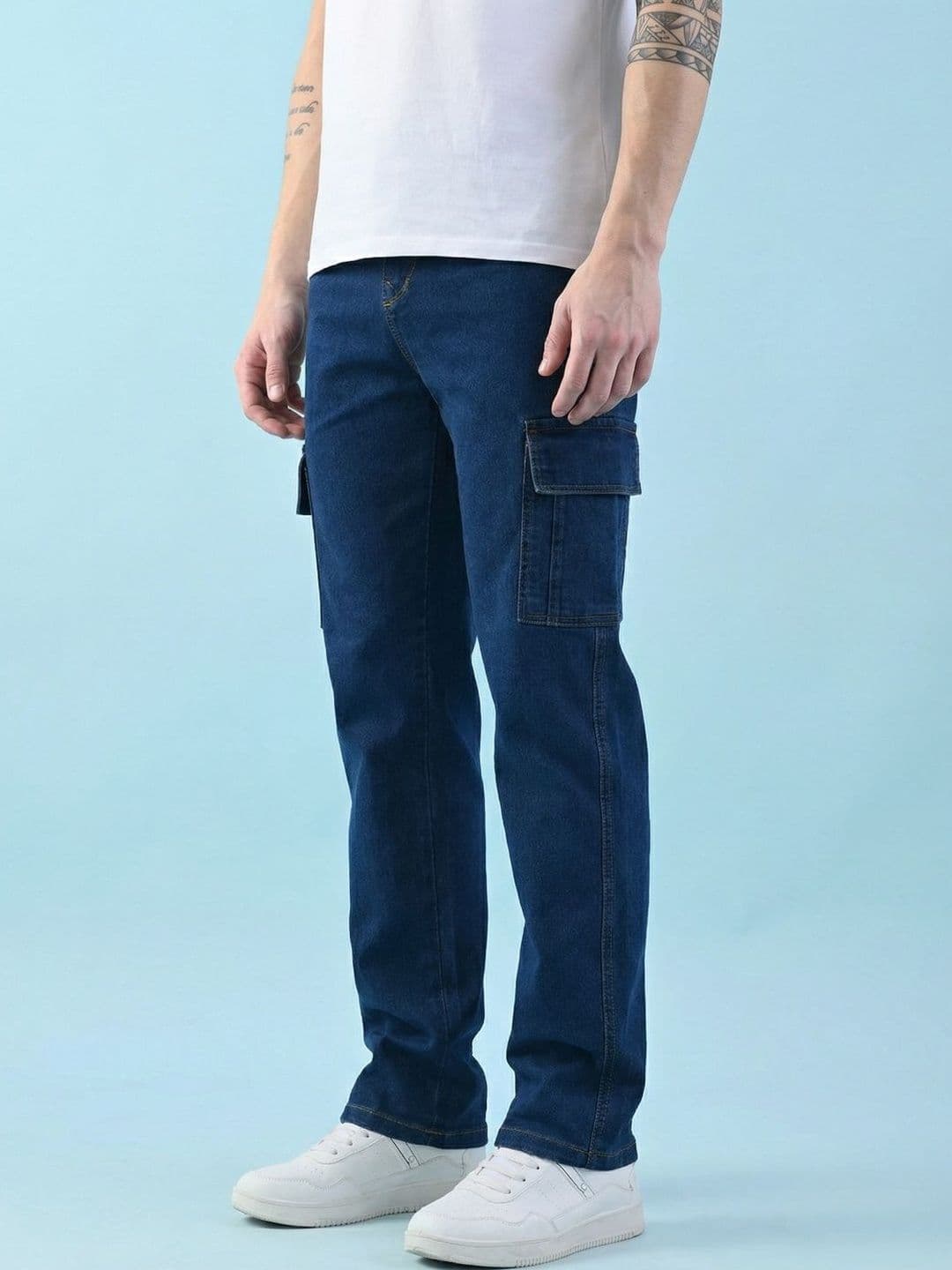 SZN Men Classic Regular Fit Mid-Rise Stretchable Jeans thumbnail 3