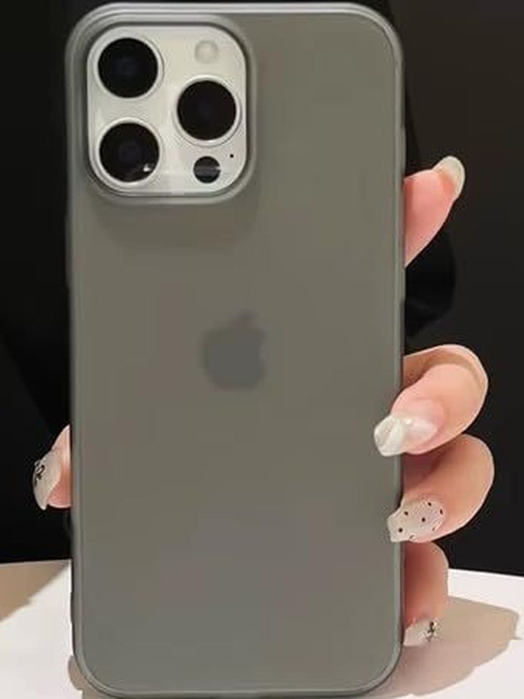 COVERLY Solid Printed iPhone 15 Pro Max Back Case Mobile Accessories thumbnail 3