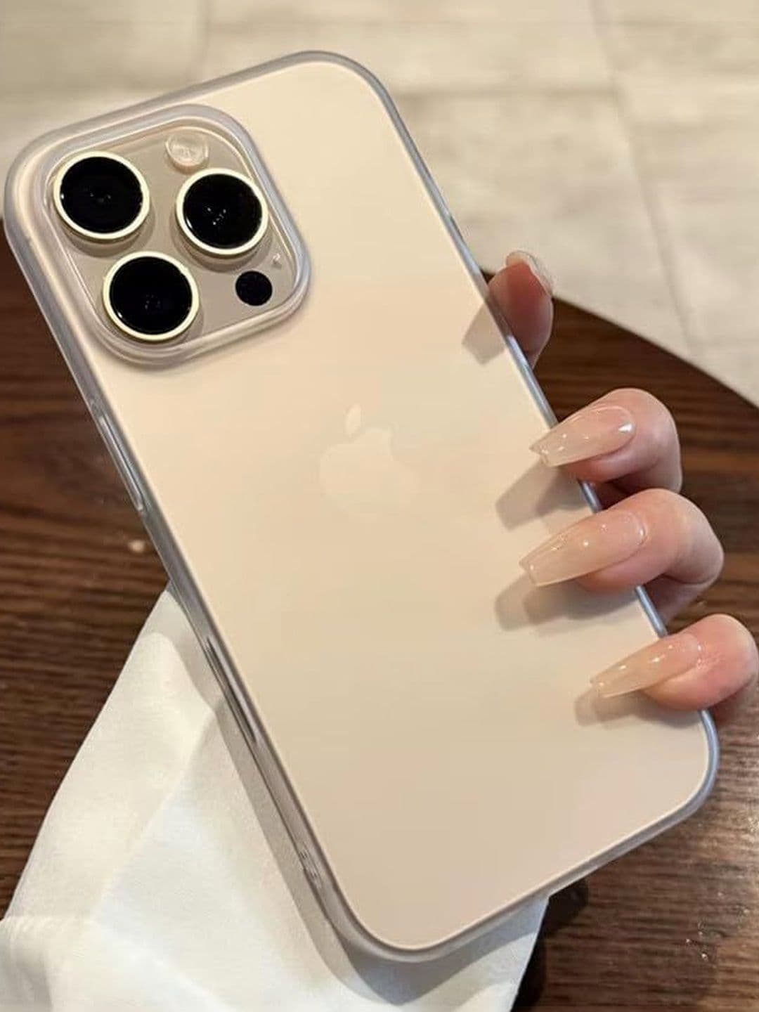 COVERLY Solid Printed iPhone 15 Pro Max Back Case Mobile Accessories thumbnail 3