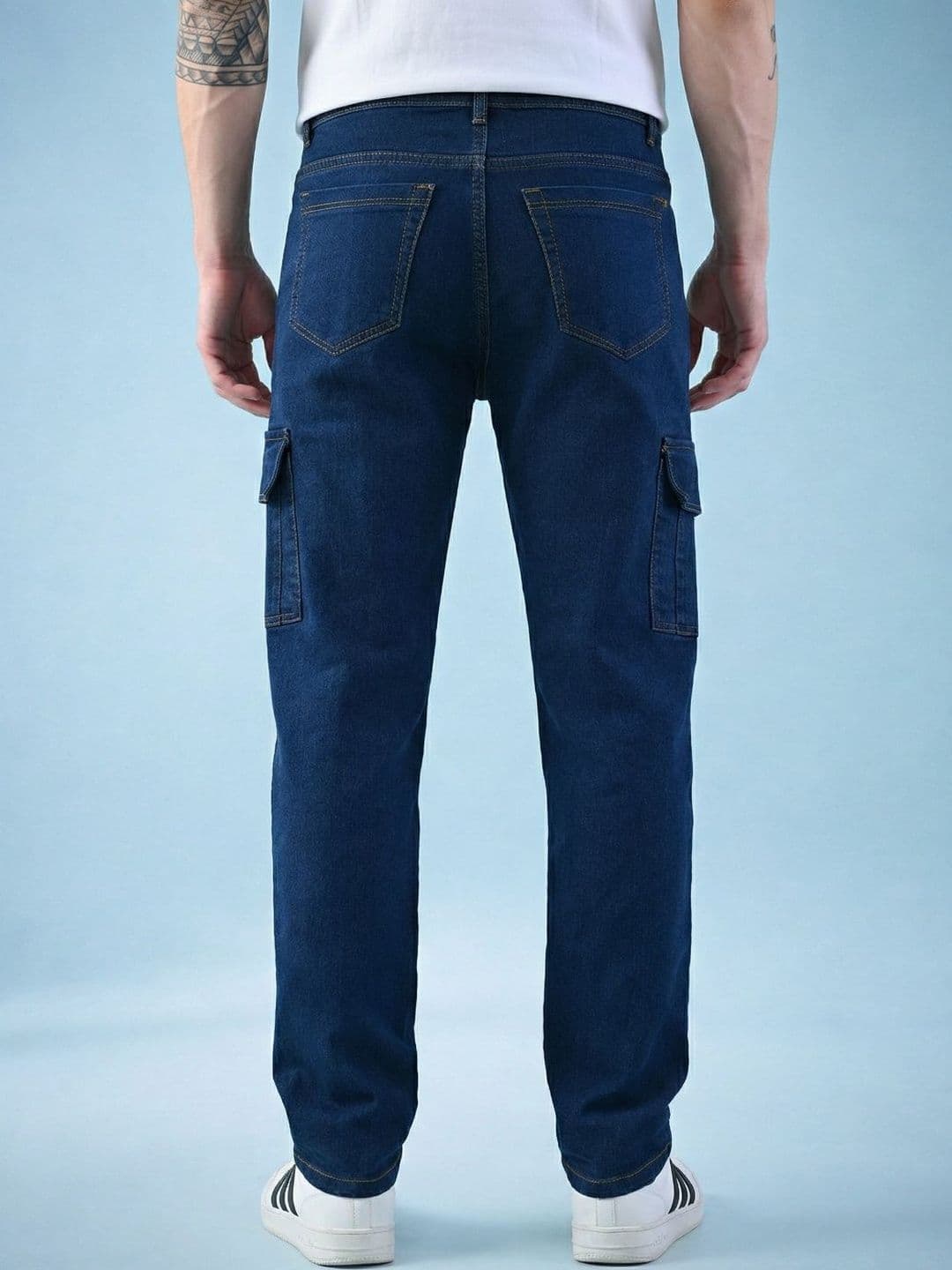 SZN Men Classic Regular Fit Mid-Rise Stretchable Jeans thumbnail 2