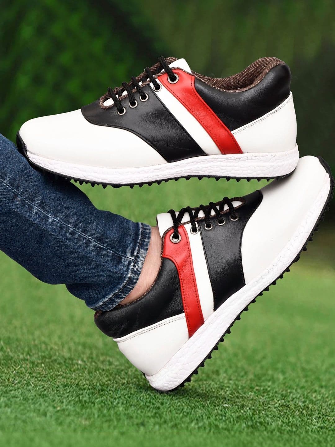 HITCARO Men Leather Golf Shoes thumbnail 5