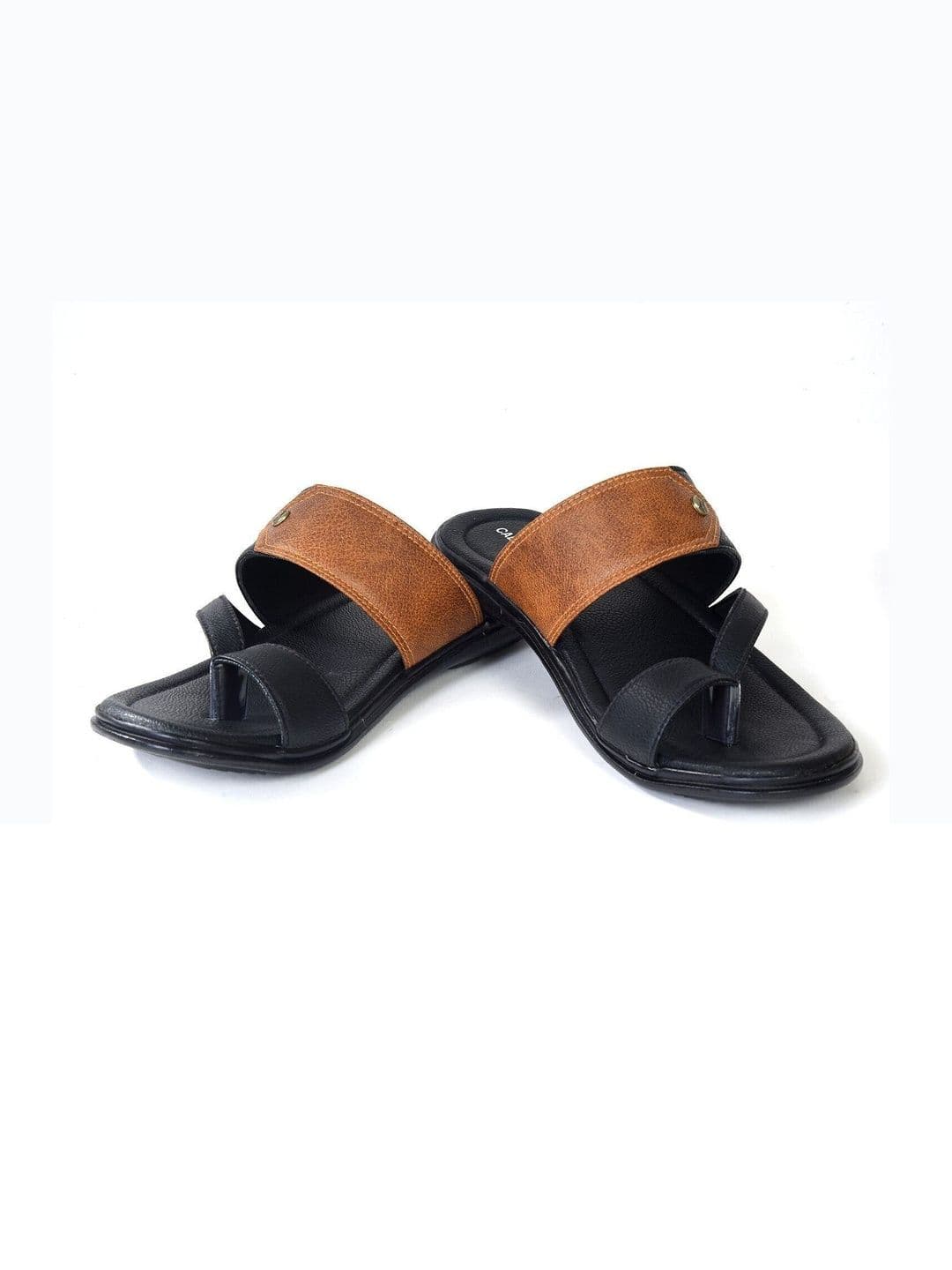 CALIBREL Men Colourblocked Flip Flops thumbnail 3