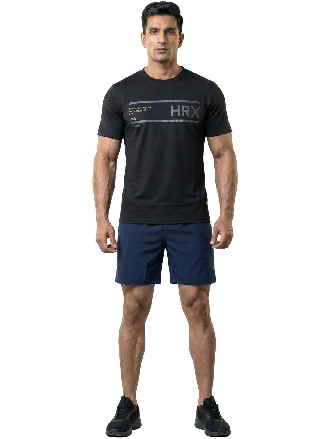 HRX by Hrithik Roshan Typography Printed Round Neck T-shirt thumbnail 6