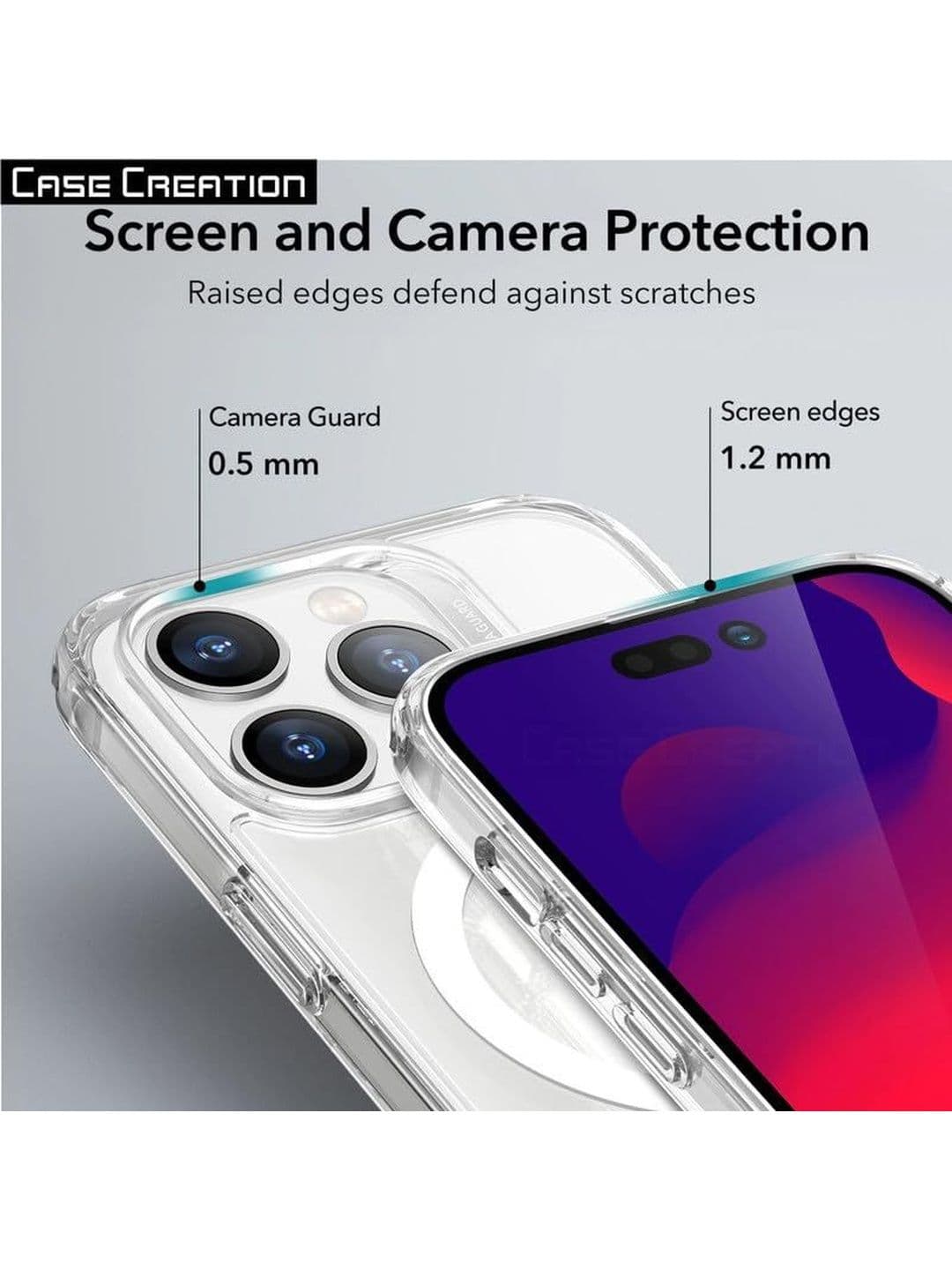 COVERLY Solid Printed iPhone 12 Pro Back Case Mobile Accessories thumbnail 4