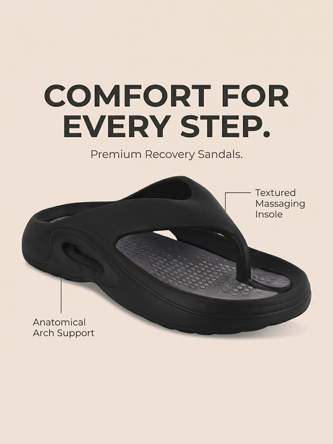 ELECANT Men Thong Flip-Flops thumbnail 3