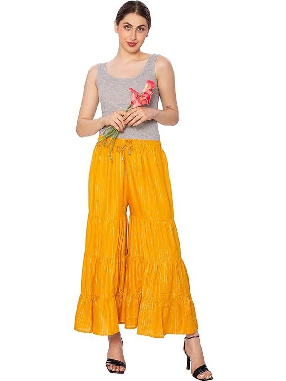 TNQ Women Printed Flared Ethnic Palazzos thumbnail 5