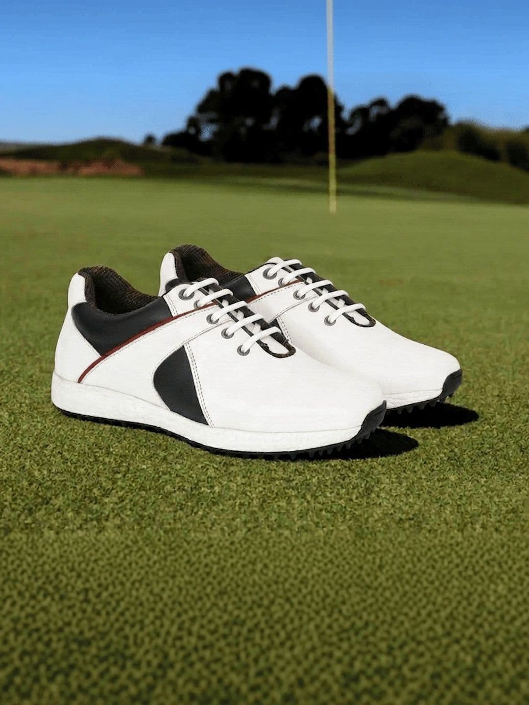 HITCARO Men Leather Golf Shoes - view 1