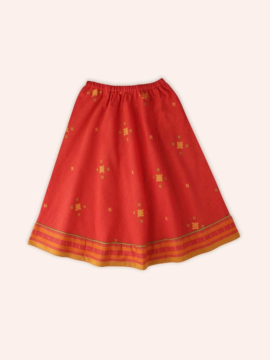 Fabindia Girls Embroidered Ready to Wear Lehenga Set thumbnail 6