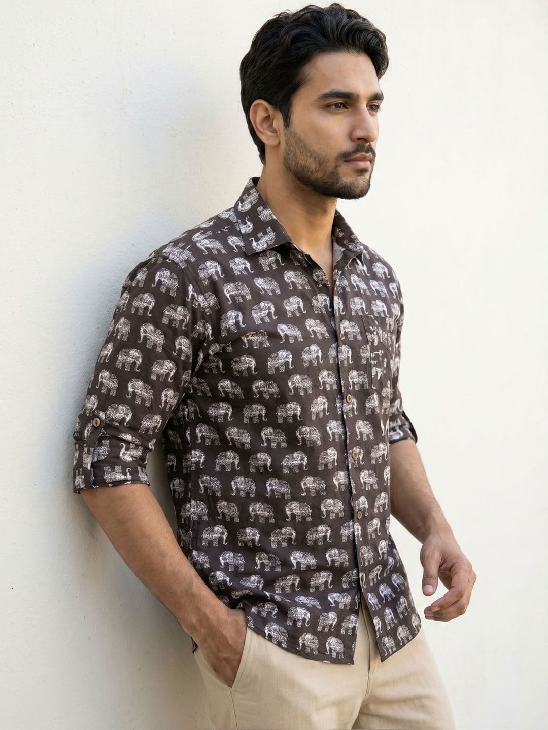 Anouk Mirage Men Standard Printed Casual Shirt thumbnail 3