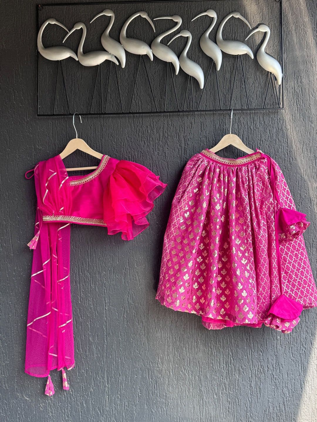 The Little Tales Girls Embellished Ready to Wear Lehenga & Blouse With Dupatta thumbnail 2