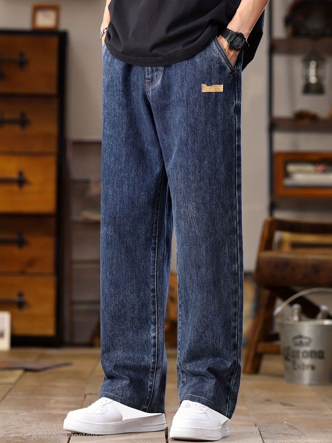 R.Code by The Roadster Life Co. Men Regular Fit High-Rise Light Fade Jeans thumbnail 3
