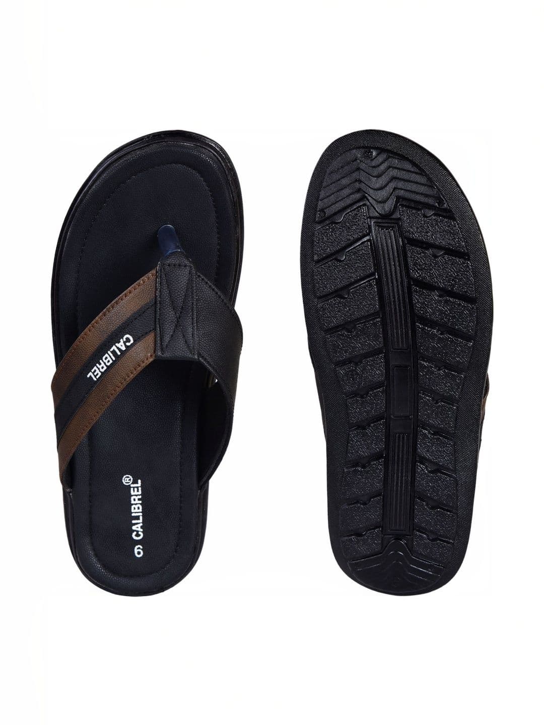 CALIBREL Men Colourblocked Thong Flip-Flops thumbnail 3