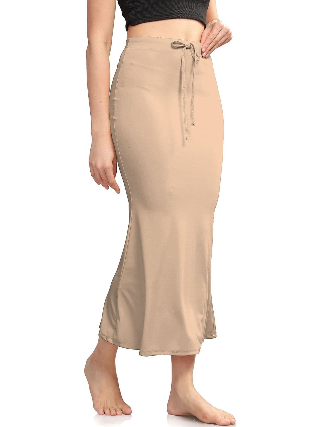 JETVELI Women Pack of 3 Soft Cotton High Waist Regular Fit Saree Shapewear Petticoat thumbnail 6