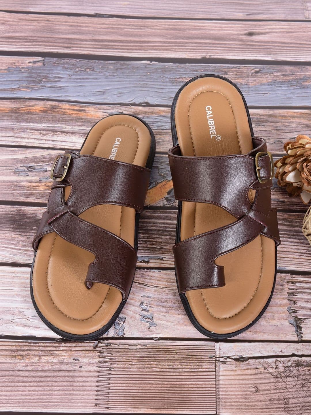 CALIBREL Men Thong Flip-Flops - view 1