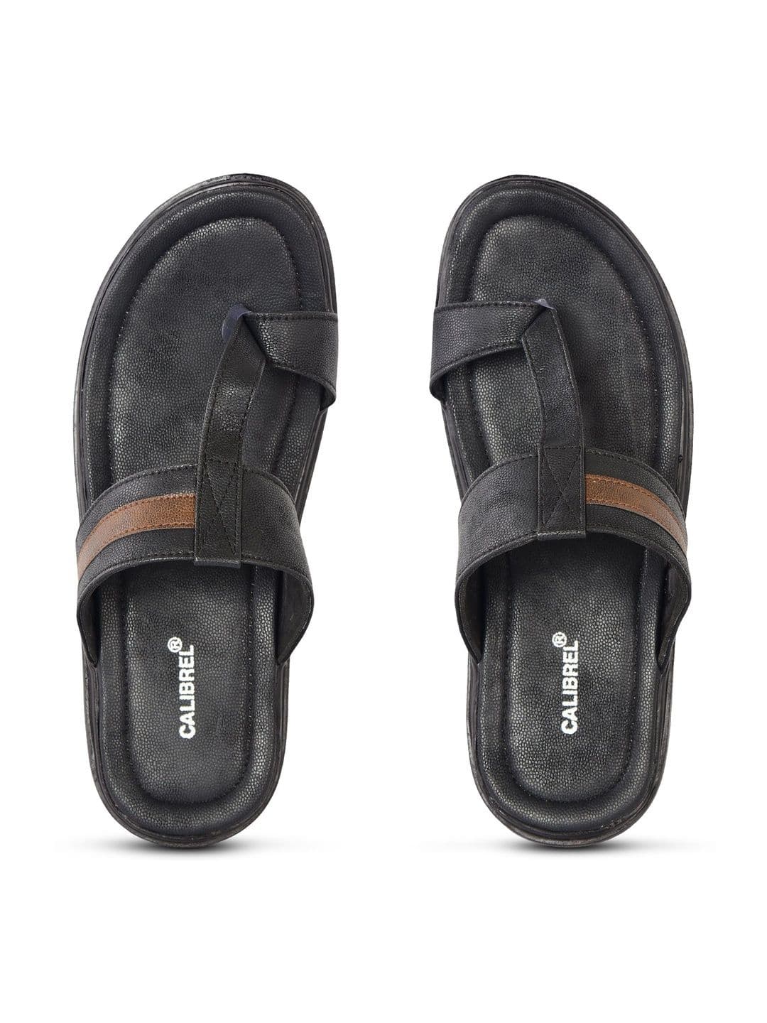 CALIBREL Men Colourblocked Thong Flip-Flops - view 1