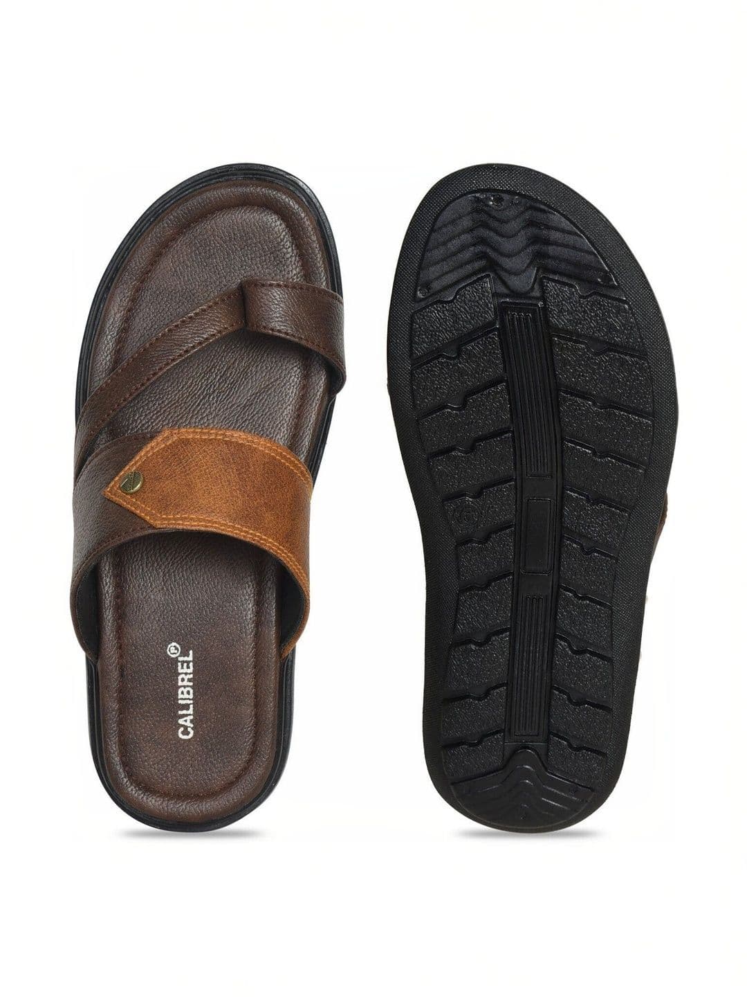 CALIBREL Men Colourblocked Thong Flip-Flops thumbnail 5