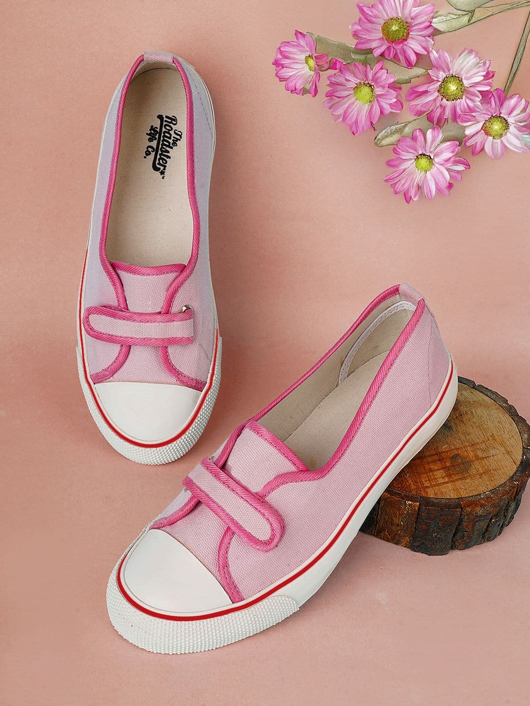 Roadster Women Pink Velcro Casual Sneakers - view 1