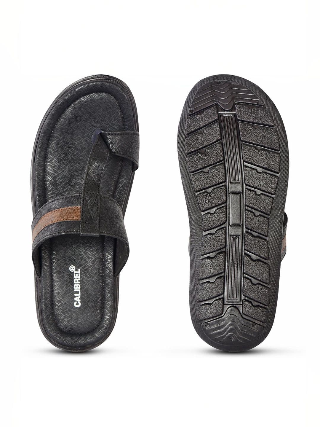 CALIBREL Men Colourblocked Thong Flip-Flops thumbnail 2