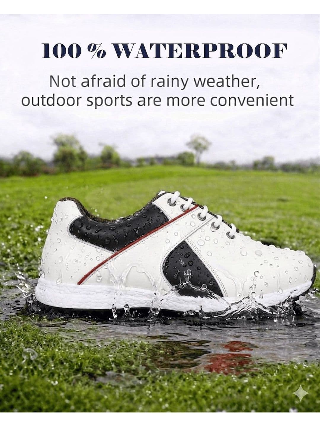 HITCARO Men Leather Golf Shoes thumbnail 3