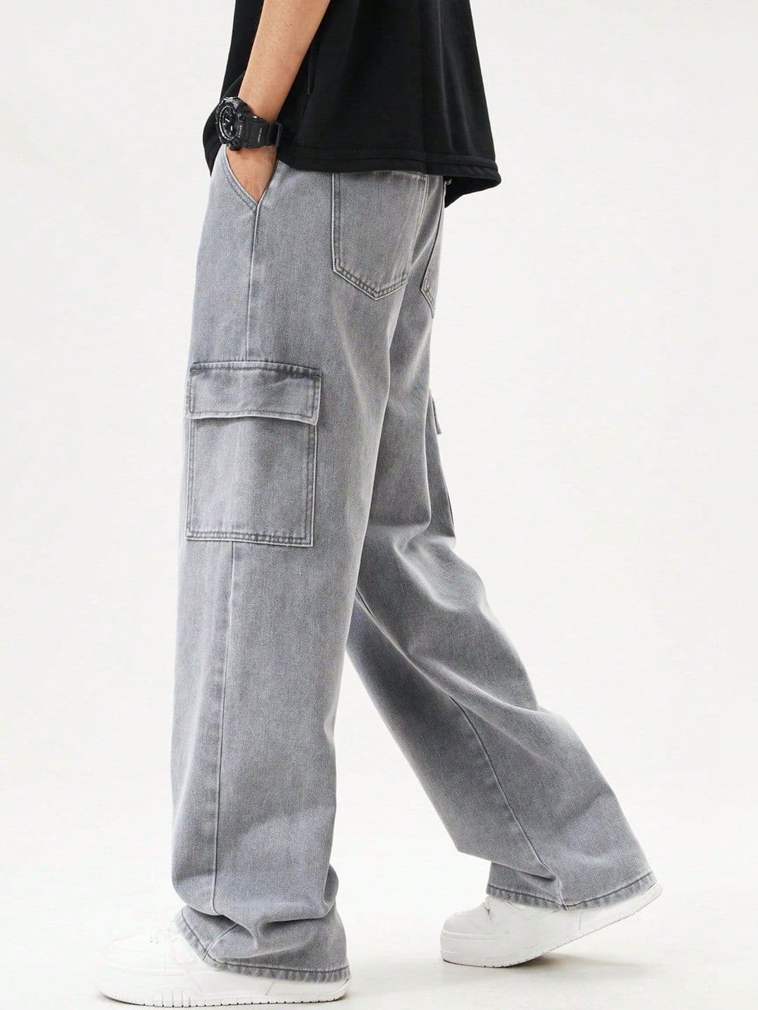 R.Code by The Roadster Life Co. Men Regular Fit High-Rise Light Fade Jeans thumbnail 3