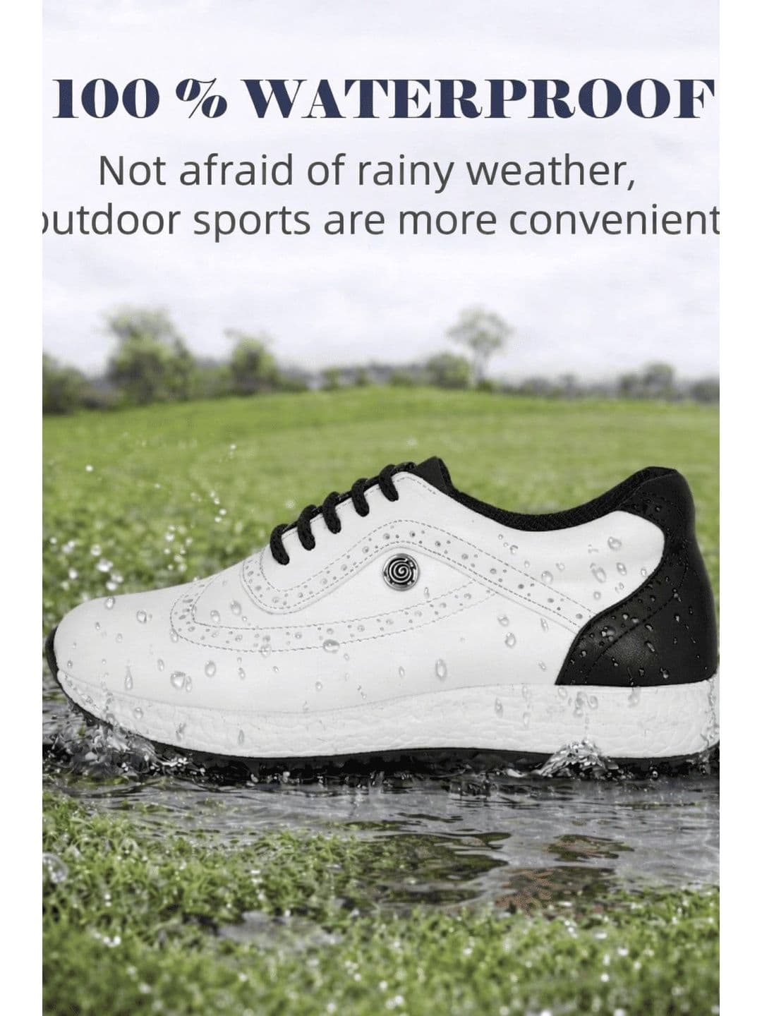 HITCARO Men Leather Golf Shoes thumbnail 3