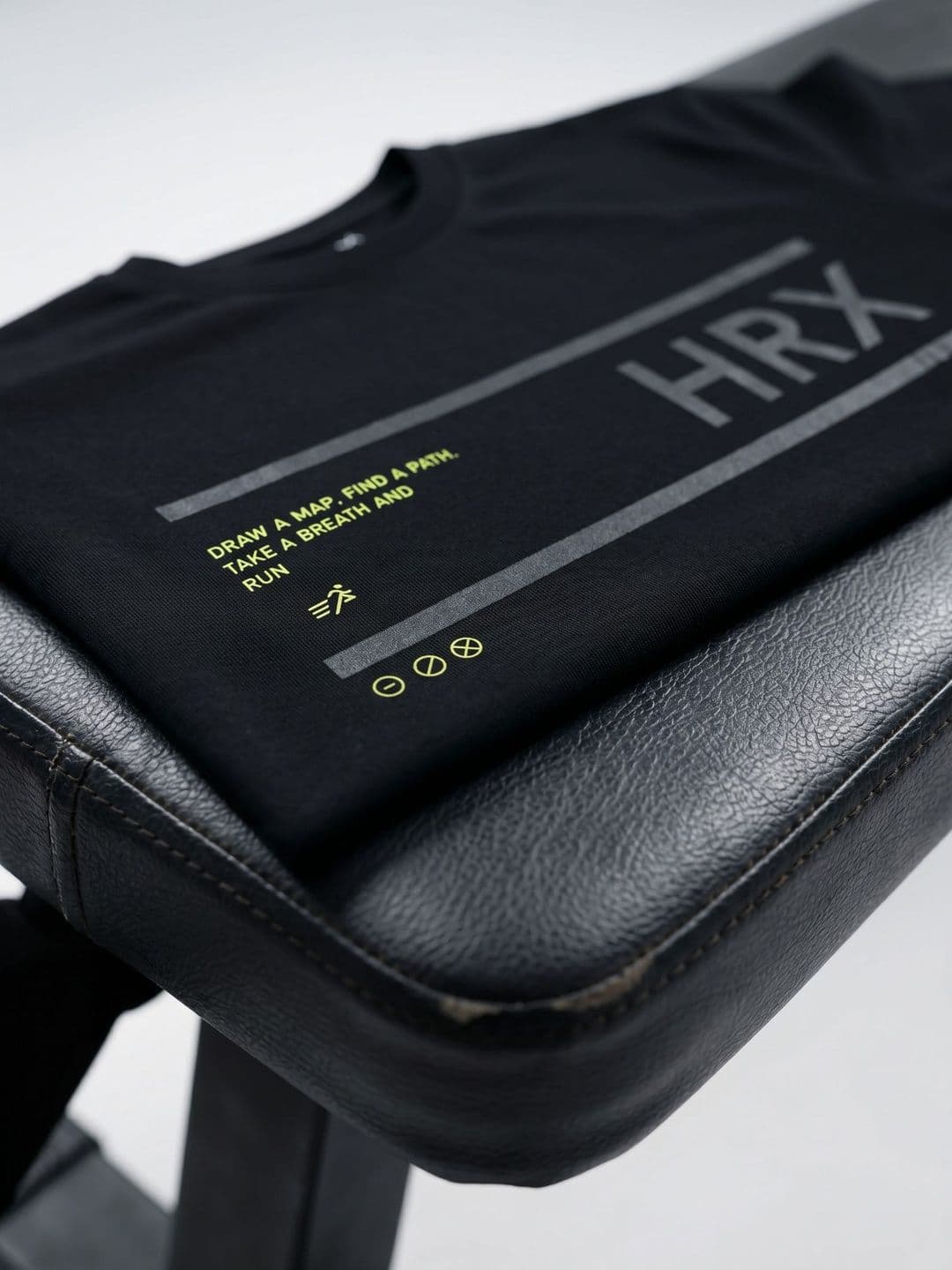 HRX by Hrithik Roshan Typography Printed Round Neck T-shirt thumbnail 4