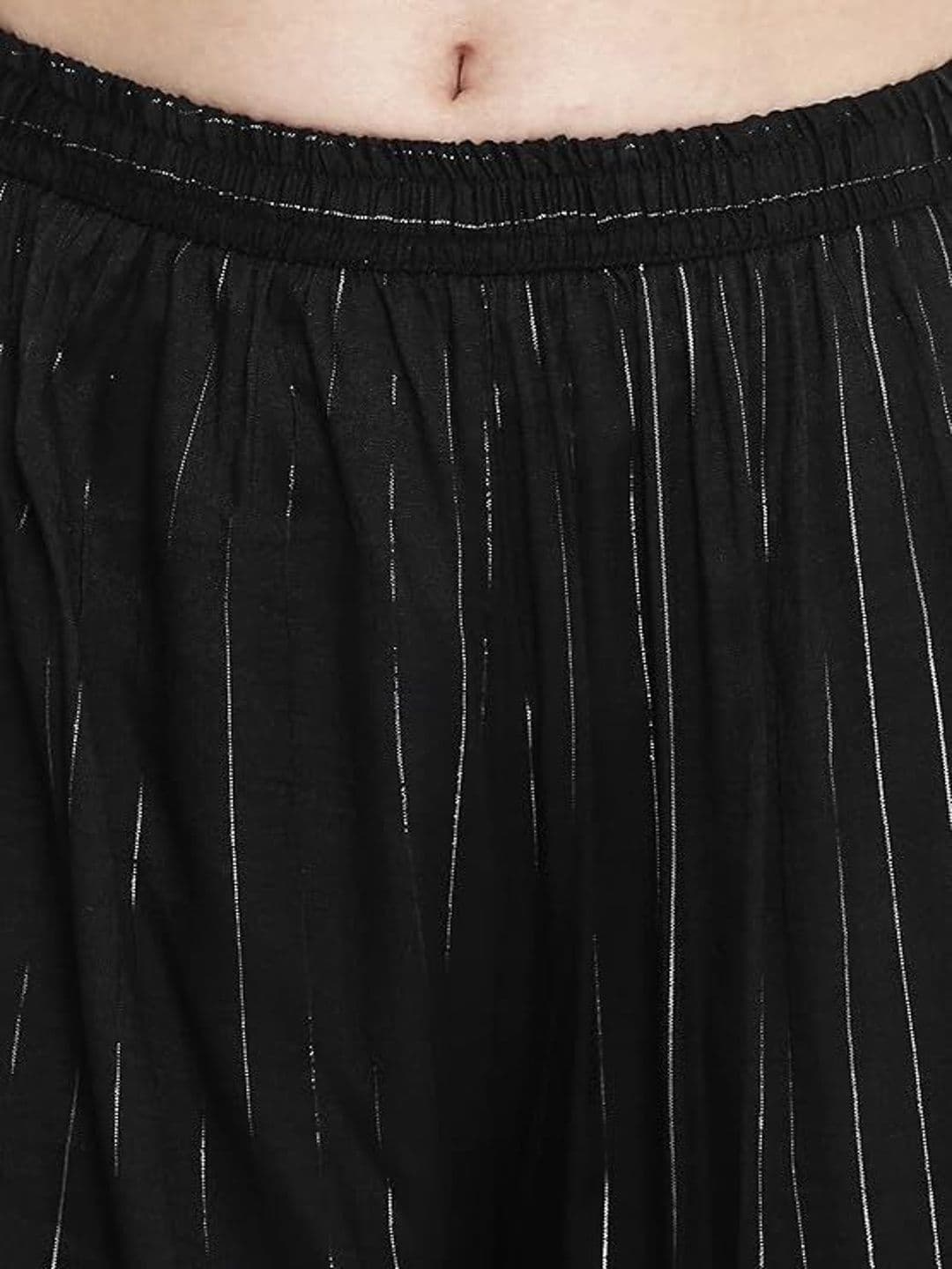 TNQ Women Striped Flared Ethnic Palazzos thumbnail 5