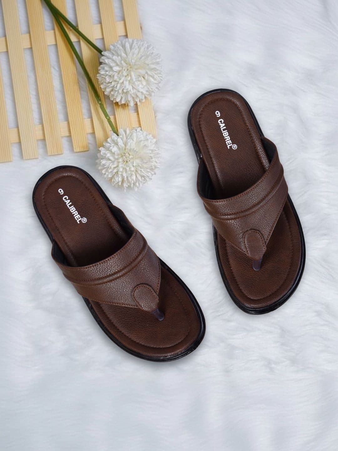 CALIBREL Men Thong Flip-Flops - view 1