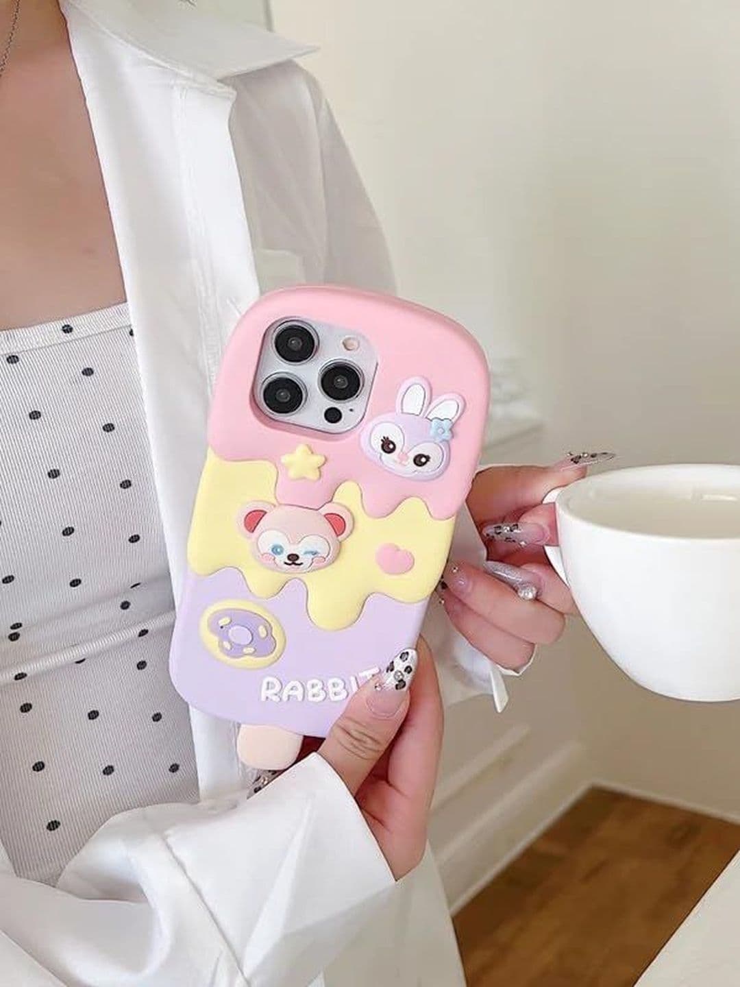 COVERLY Cartoon Characters Printed iPhone 13 Pro Max Back Case Mobile Accessories thumbnail 3