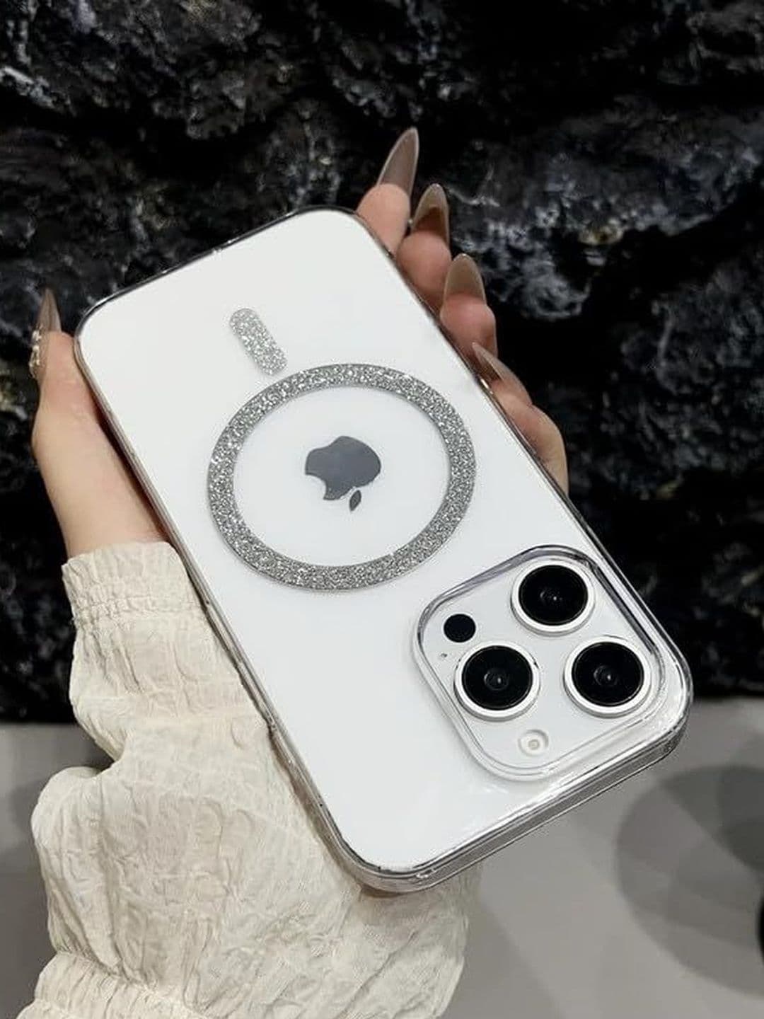 COVERLY Solid Printed iPhone 15 Pro Max Back Case Mobile Accessories thumbnail 7