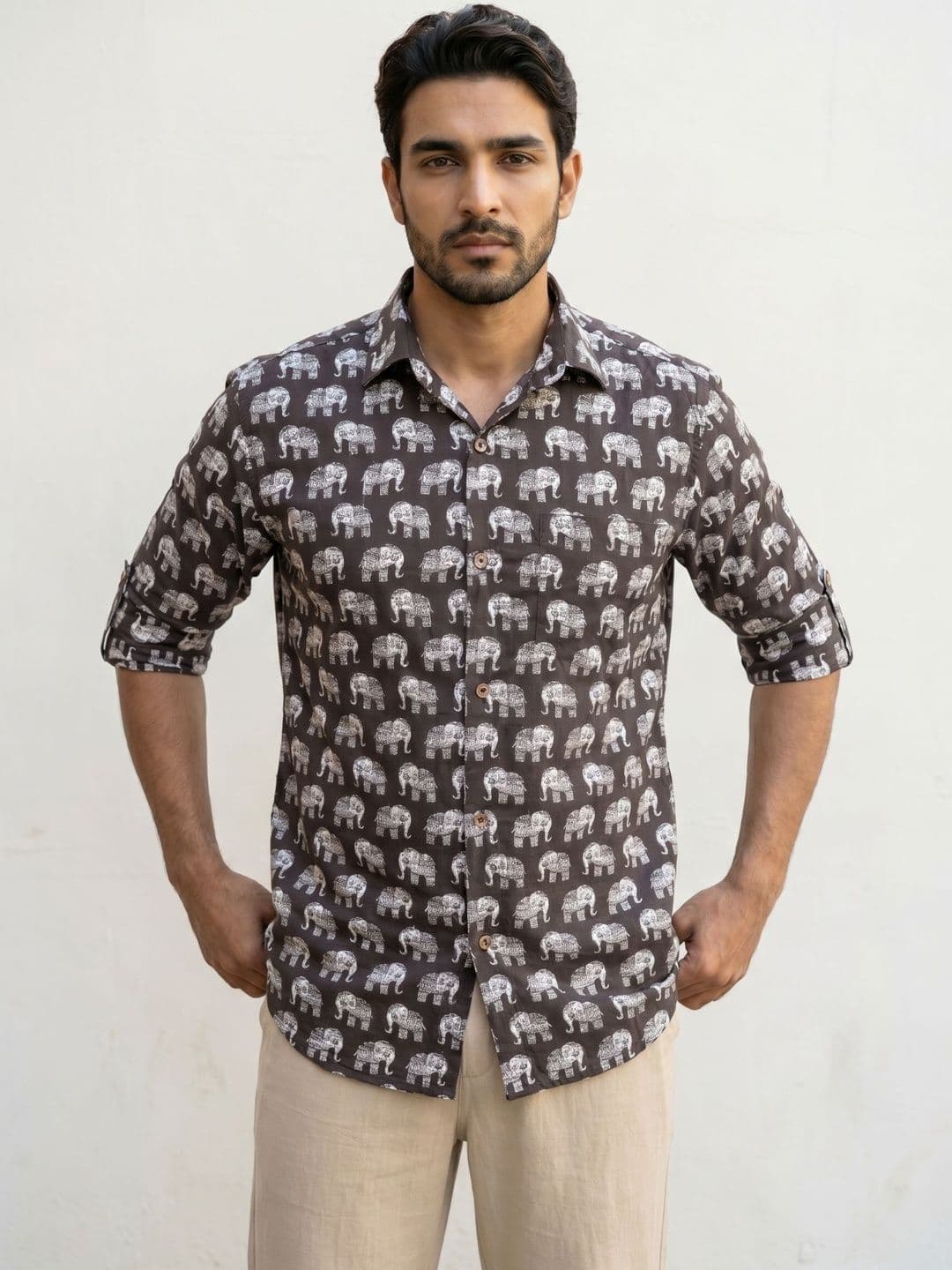 Anouk Mirage Men Standard Printed Casual Shirt - view 1