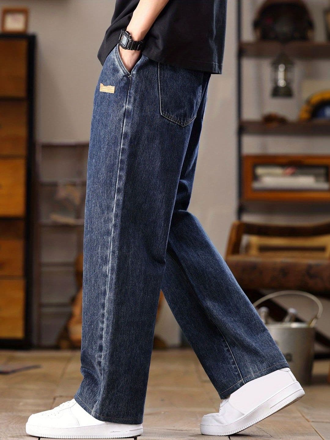 R.Code by The Roadster Life Co. Men Regular Fit High-Rise Light Fade Jeans thumbnail 2