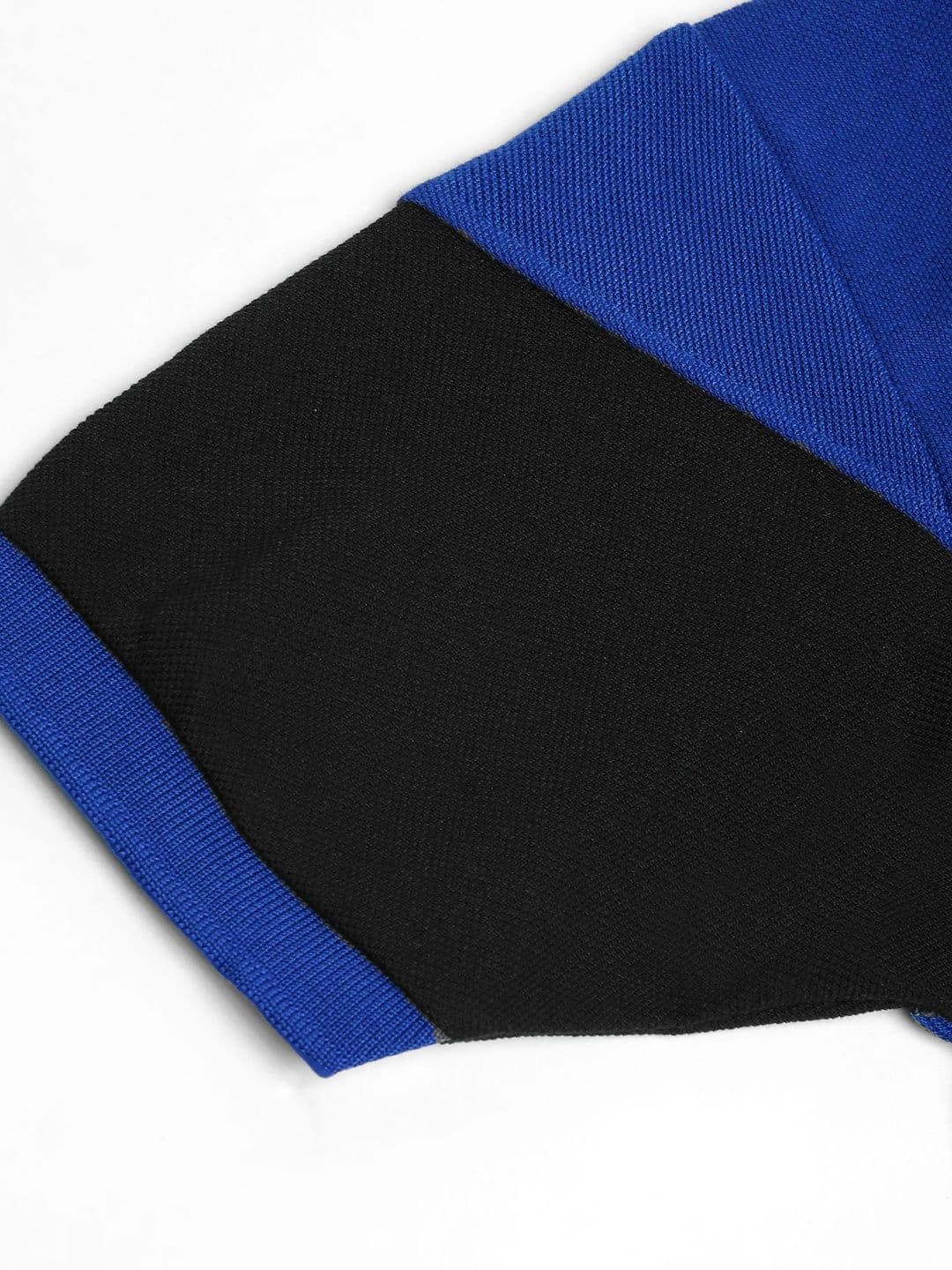 TB BLUE Men Striped Polo Collar Slim Fit T-shirt thumbnail 2