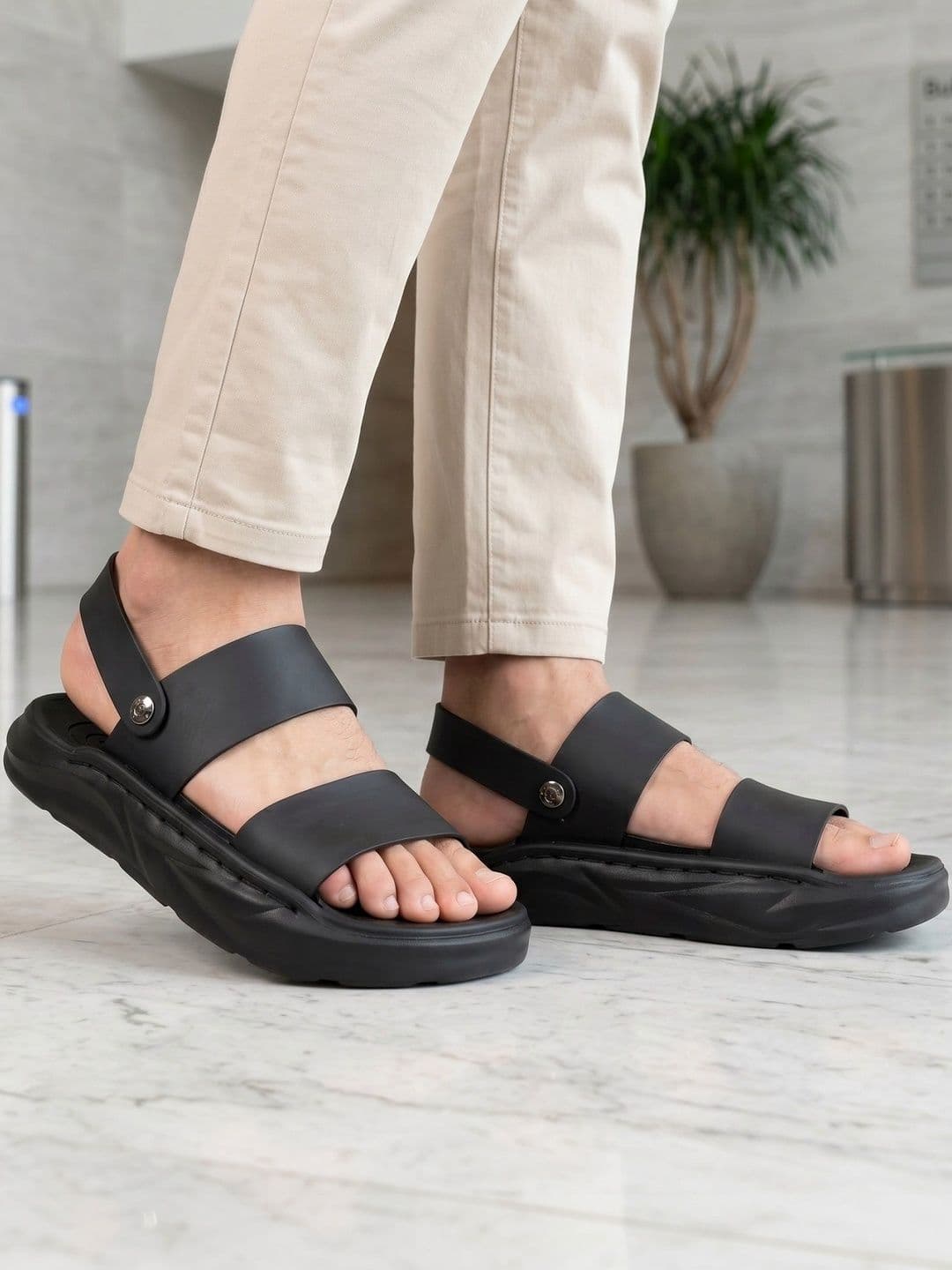 Bxxy Men PU Comfort Sandals - view 1