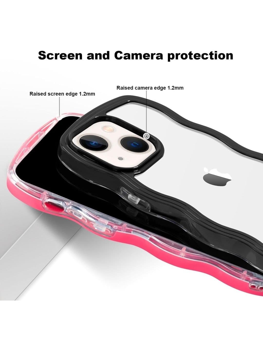 COVERLY Solid Printed iPhone 14 Back Case Mobile Accessories thumbnail 5