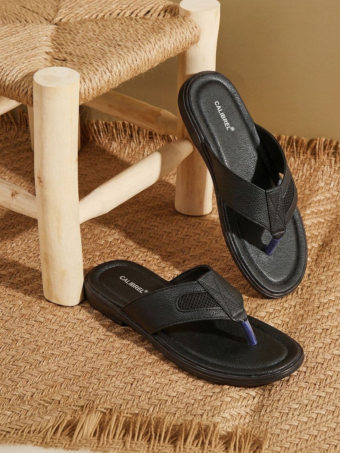 CALIBREL Men Thong Flip-Flops - view 1